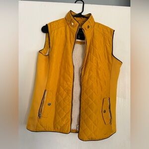 Cavalini Mustard Quilted Vest